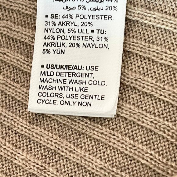 The Drop NWT Wide Leg Ribbed Sweater Pants Womens Size M Knit Stretch Soft Cozy - Picture 6 of 10